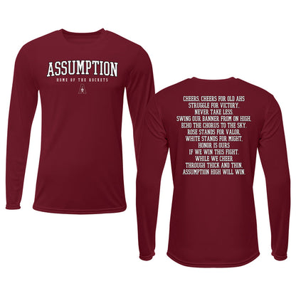 Fight Song Performance Long Sleeve Tee - Maroon