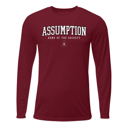 Fight Song Performance Long Sleeve Tee - Maroon