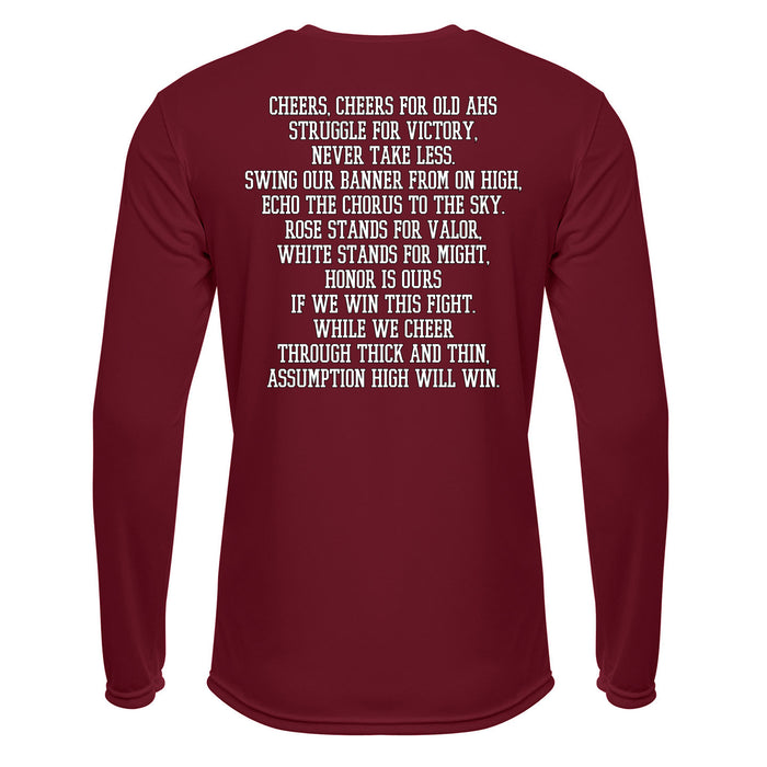 Fight Song Performance Long Sleeve Tee - Maroon