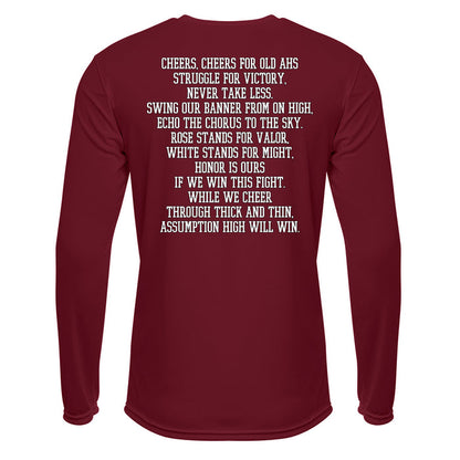 Fight Song Performance Long Sleeve Tee - Maroon