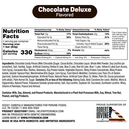 Fit Crunch Loaded Cookie Protein Bars 12pk