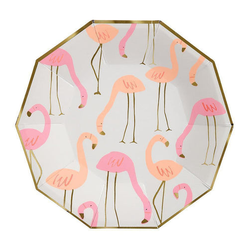 Flamingo Hex Large Plates