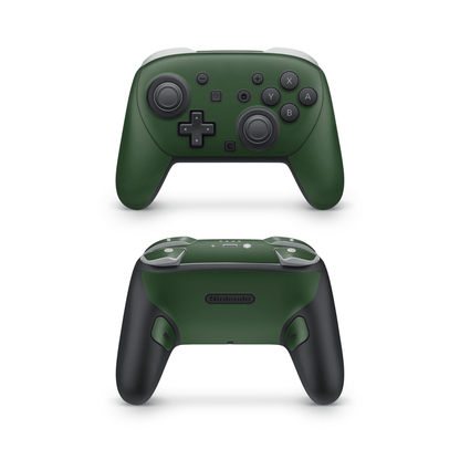 Forest Green Nintendo Switch Pro Controller Decal Skins