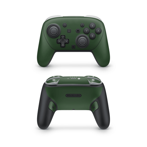 Forest Green Nintendo Switch Pro Controller Decal Skins