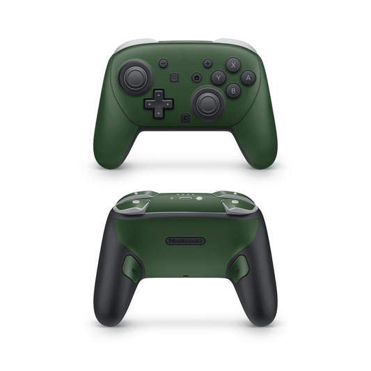 Forest Green Nintendo Switch Pro Controller Decal Skins