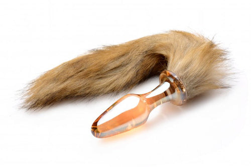 Fox Tail Glass Anal Plug Image 1