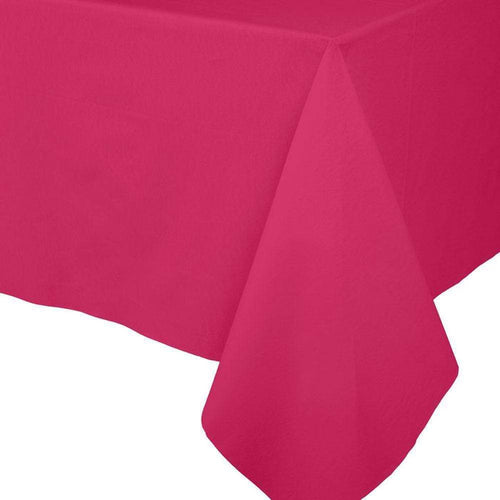 Fuschia Paper Linen Table Cover