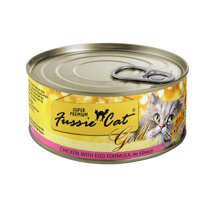 Fussie Cat Gold Super Premium Chicken & Egg Canned Cat Food