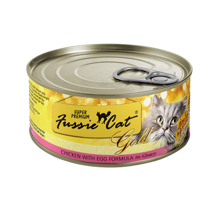 Fussie Cat Gold Super Premium Chicken & Egg Canned Cat Food