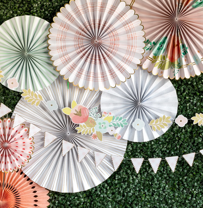 Garden Party Floral & Pennant Banner Set