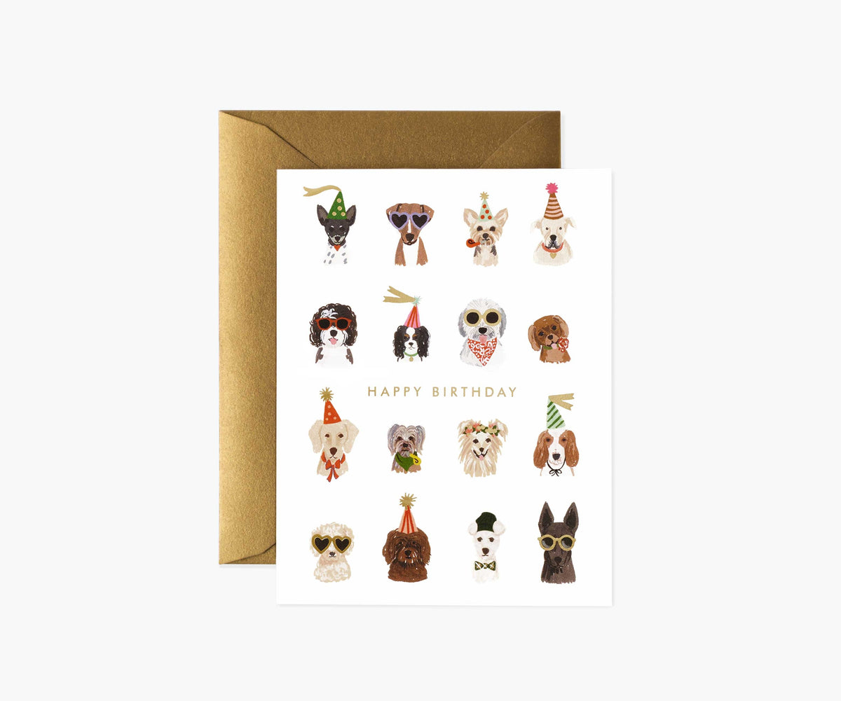 Party Pups Birthday Cards - Boxed Set