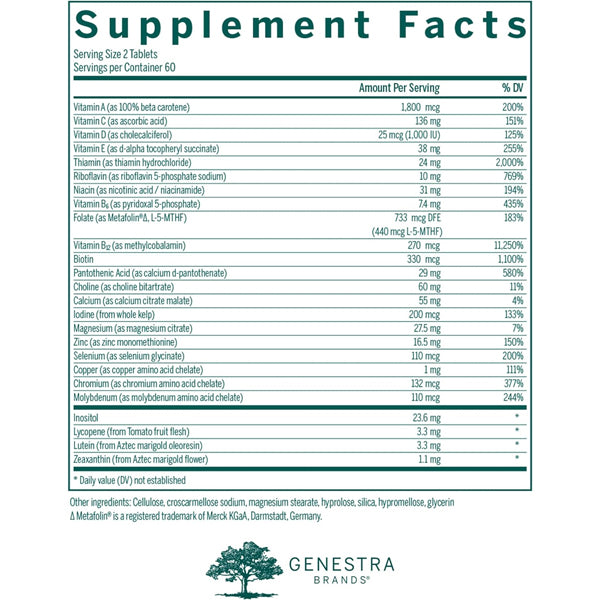 Genestra Active Multi Vite Tablets