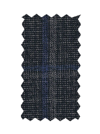 Giorgio Fiorelli Mens Classic Fit Gray Plaid Flat Front Dress Pants