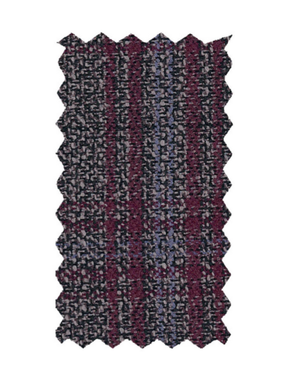 Giorgio Fiorelli Mens Classic Fit Gray & Purple Plaid Flat Front Dress Pants