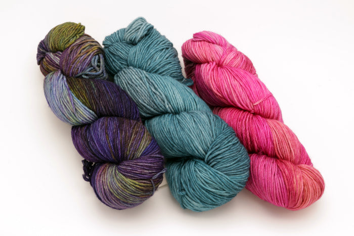 Malabrigo - Arroyo / Candombe Reflecting Pool & English Rose