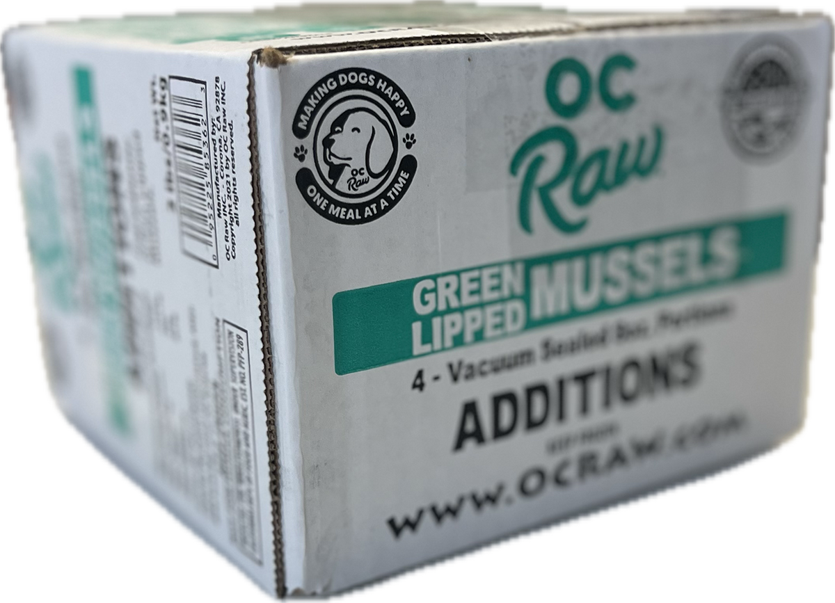 OC Raw Green Lipped Mussels Additions