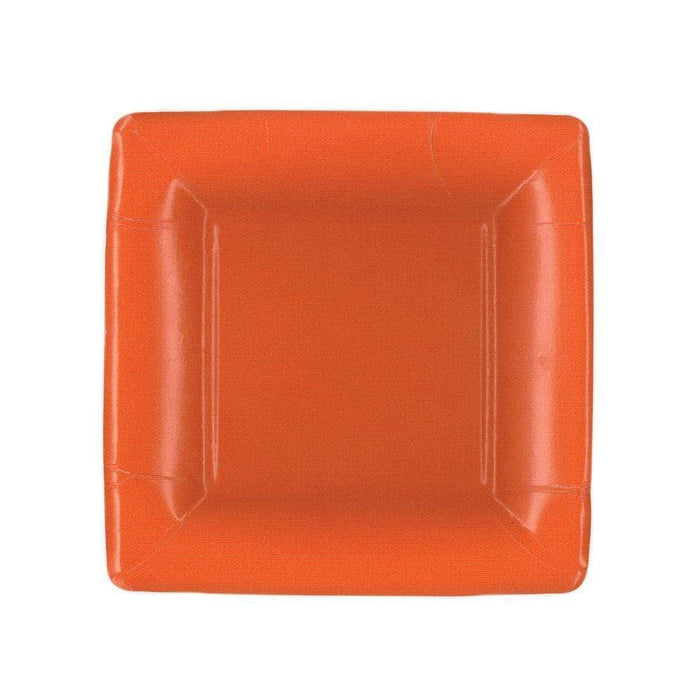 Grosgrain Deep Orange Sq Small Plates