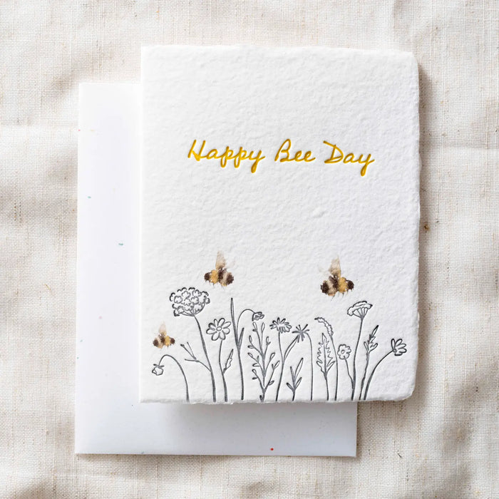 Happy Bee Day- Greeting Card