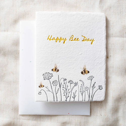Happy Bee Day- Greeting Card