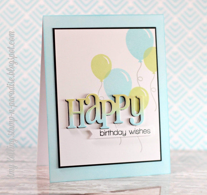 Happy Everything Clear Stamps - Whimsy Stamps