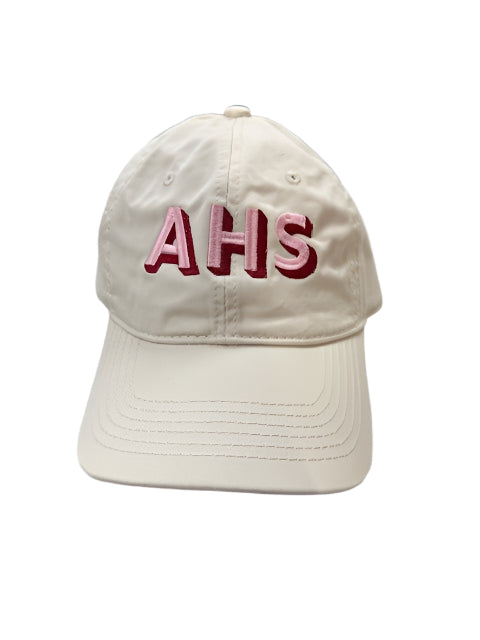 Hat - Embroidered Shadow Monogram Off White w/AHS