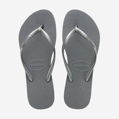 Havaianas Slim Strap Women's Flip Flops - Grey