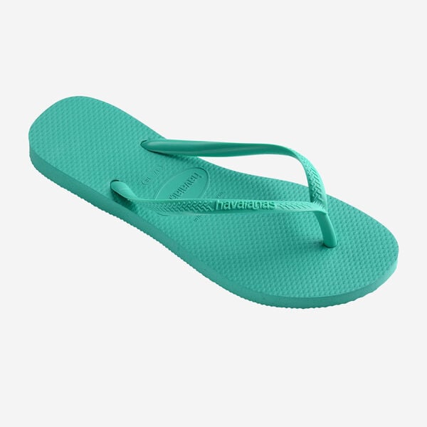 Havaianas Slim Strap Women's Flip Flops - Virtual Green 2
