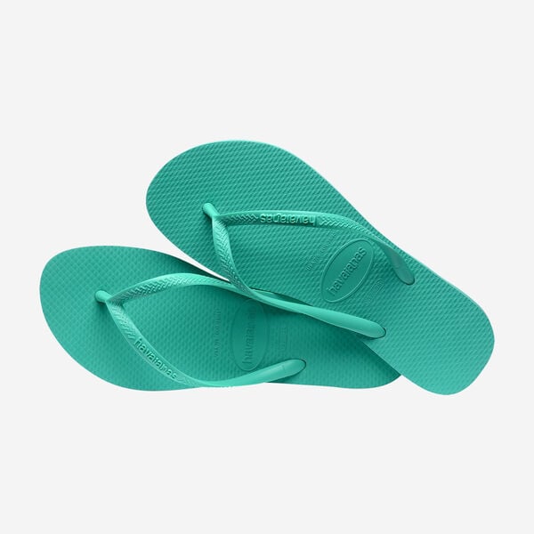 Havaianas Slim Strap Women's Flip Flops - Virtual Green 4