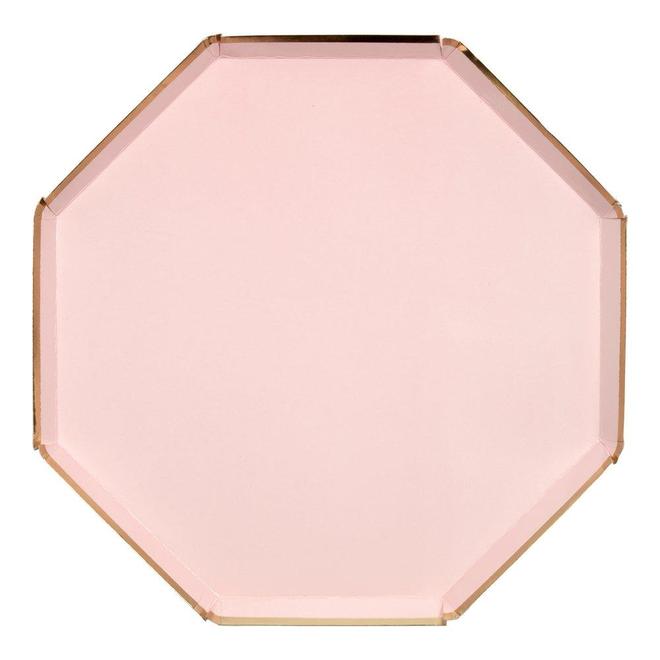 Hex- Pink Large Plates