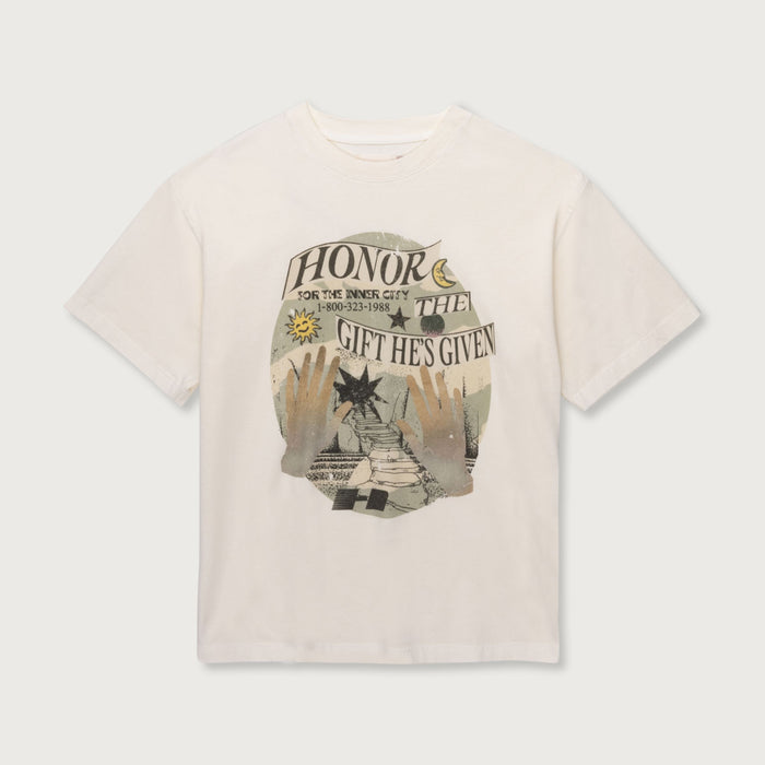 Honor The Gift - Gift He's Given S/S Tee White
