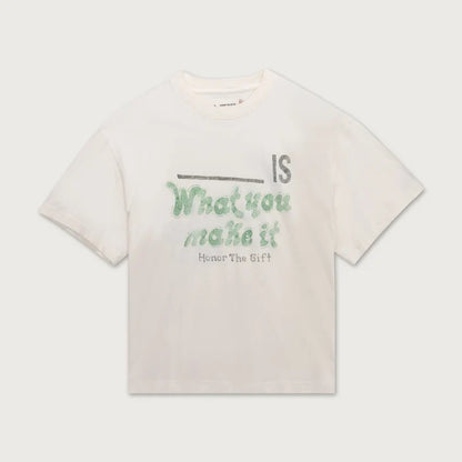 Honor The Gift - SAY LESS DO MORE TEE White