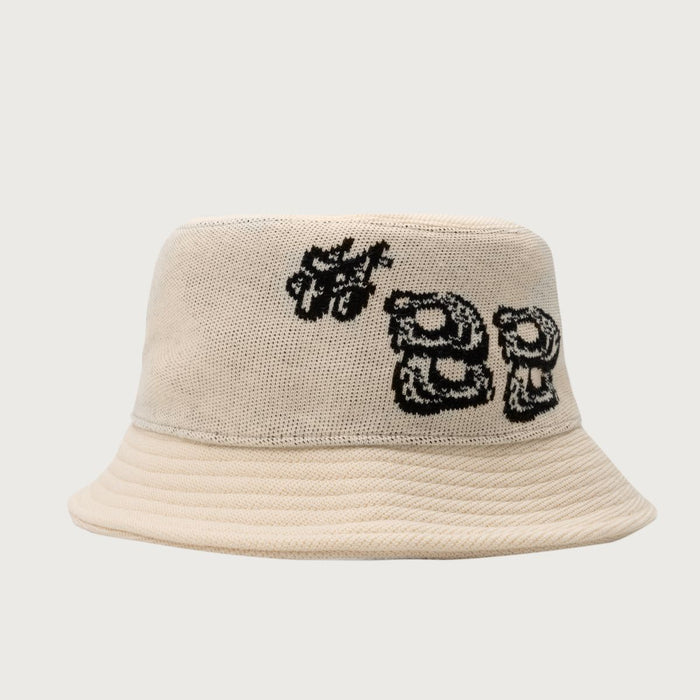 Honor The Gift #88 Jacquard Bucket Hat - Bone