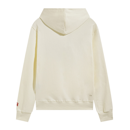 Hoodie amiri Beige Cotton Hoodie with Red