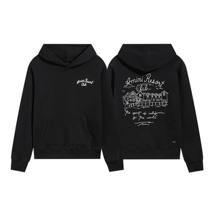 Hoodie Amiri Resort Club Black