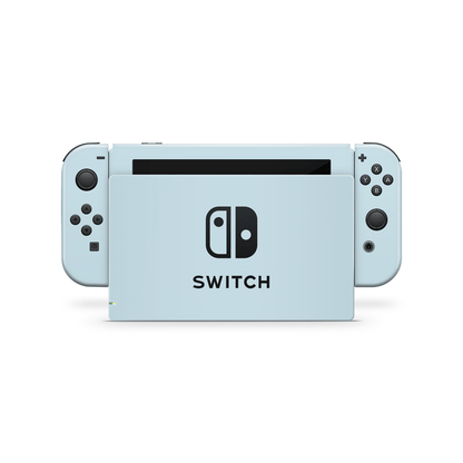 Icy Blue Nintendo Switch Decal Skin