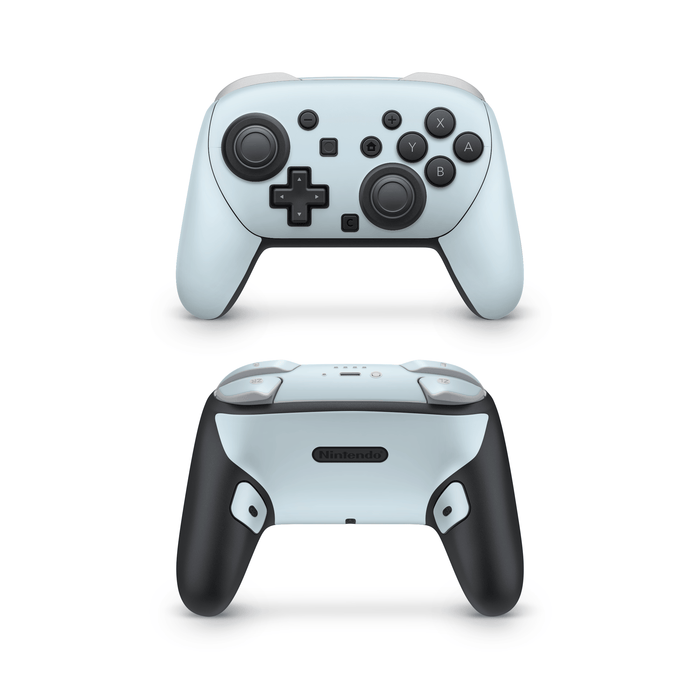 Icy Blue Nintendo Switch Pro Controller Decal Skins