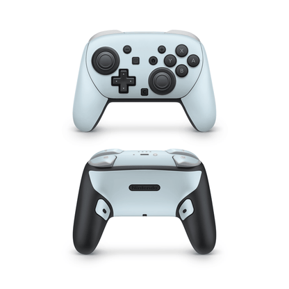 Icy Blue Nintendo Switch Pro Controller Decal Skins