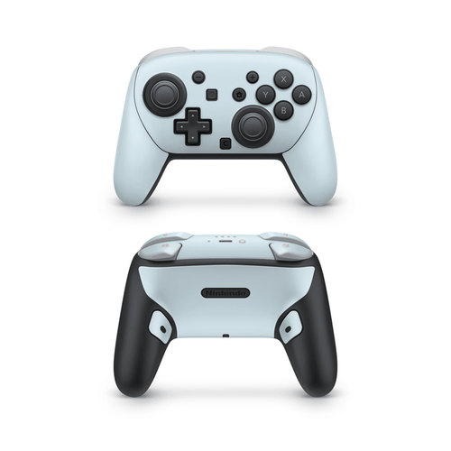 Icy Blue Nintendo Switch Pro Controller Decal Skins