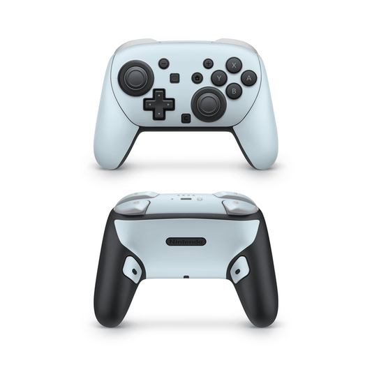 Icy Blue Nintendo Switch Pro Controller Decal Skins