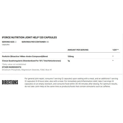 iForce Nutrition Joint Help Capsules