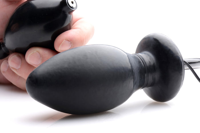 Inflatable & Vibrating Butt Plug