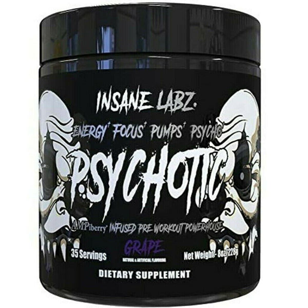 Insane Labz Psychotic Black Pre-Workout 35 Servings