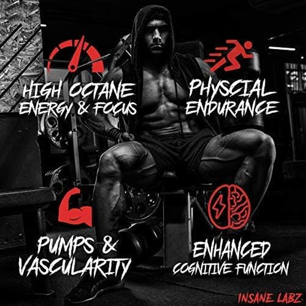 Insane Labz Psychotic Black Pre-Workout 35 Servings