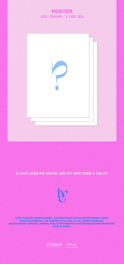 IVE - LOVE DIVE 2nd Single Album (You Can Choose version)