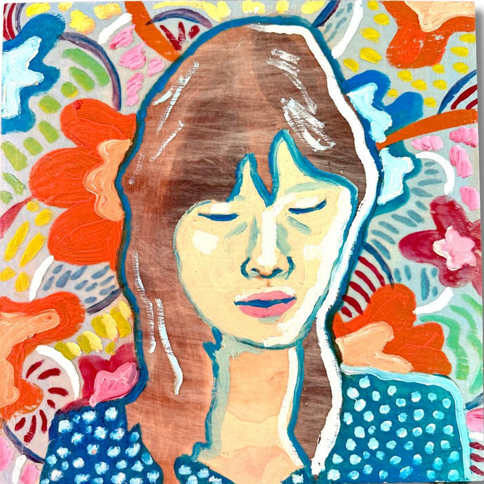 Josh Gipson -  Encaustic Portrait Study