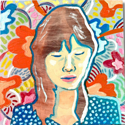 Josh Gipson -  Encaustic Portrait Study