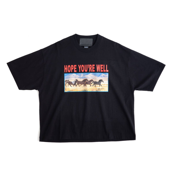 JUNGLES Horses SS Tee - Black