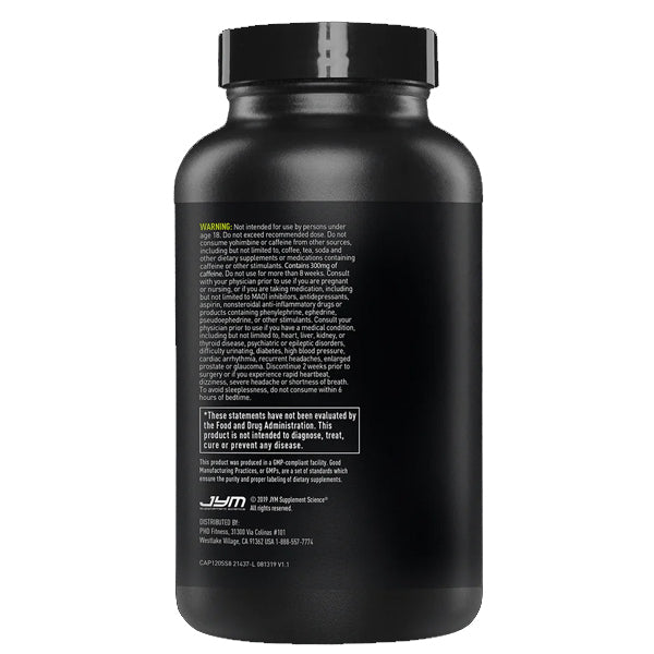 JYM SS8 Advanced Fat Burner Capsules