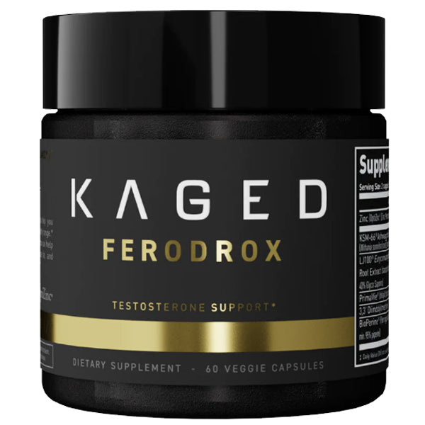 Kaged Muscle Ferodrox Natural Test Support Capsules