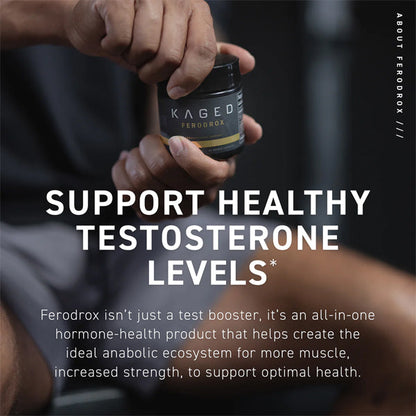 Kaged Muscle Ferodrox Natural Test Support Capsules